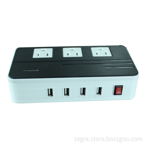 200W 110V Travel Power Converter Multi-functional All-in-One Converter with EU UK US AU plugs for your International trip
